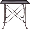Gold Metal Rectangle Table Z56385