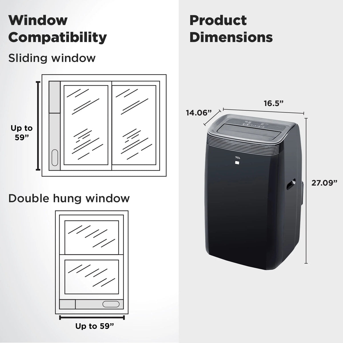 8,000 BTU Smart Portable Air Conditioner T75809