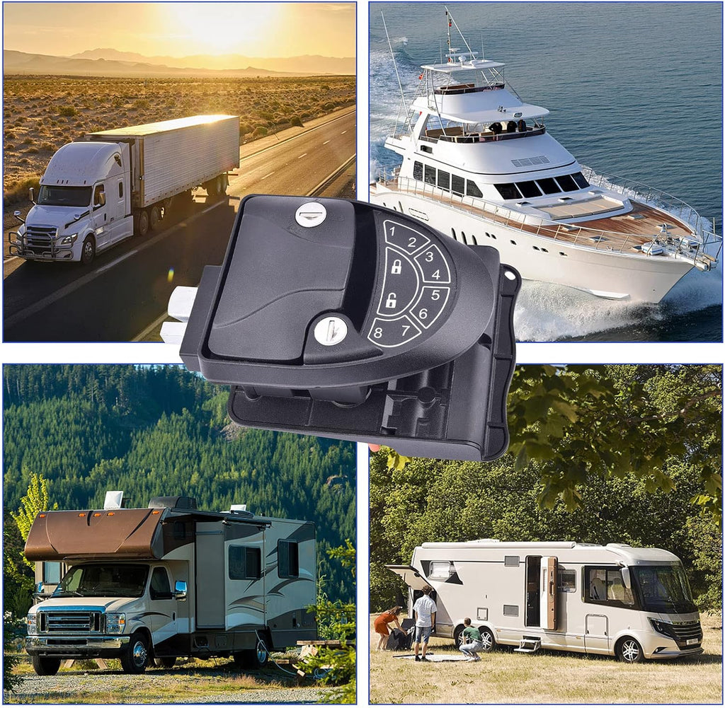 Waterproof Metal RV Keyless Entry Door Lock with Backlit Keypad Q484004