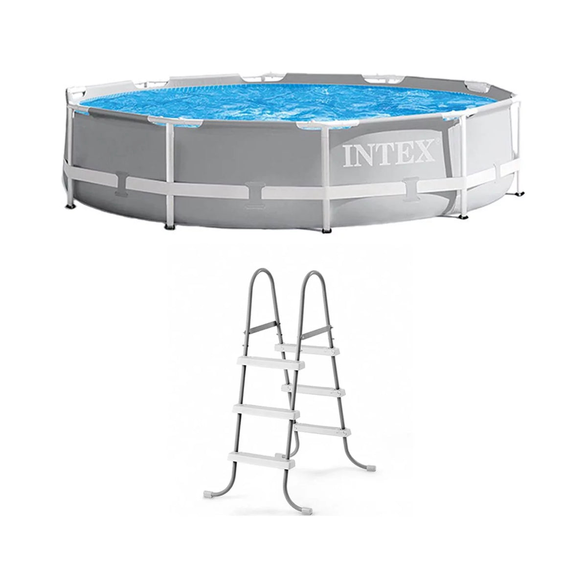 10' x 30 Above Ground Swimming Pool with Filter Pump & Ladder L54519