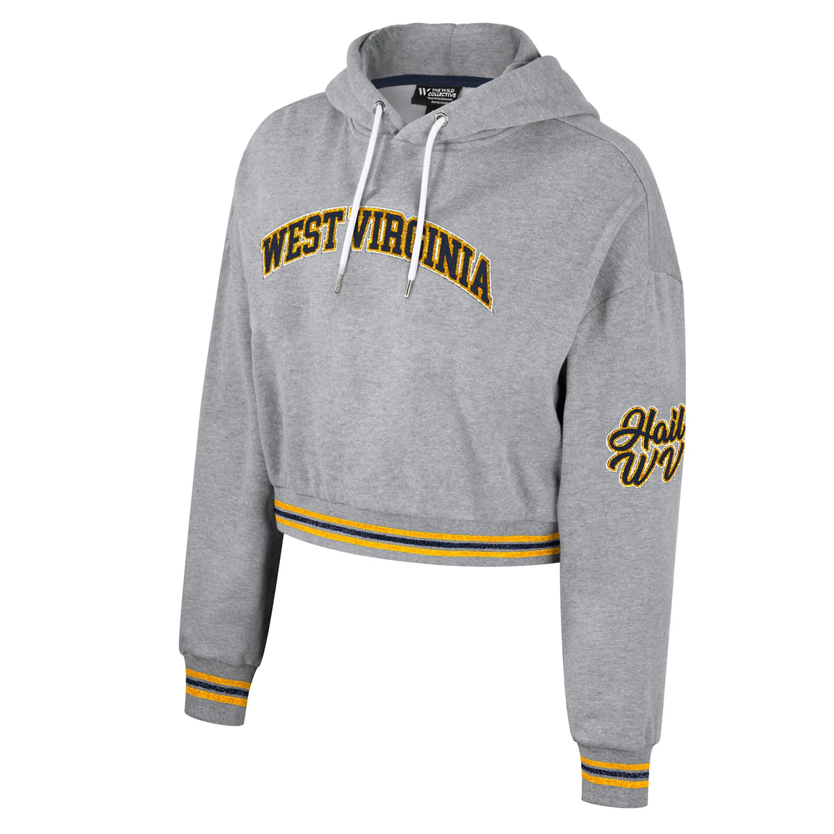 Heather Gray Cropped Pullover Hoodie I6999