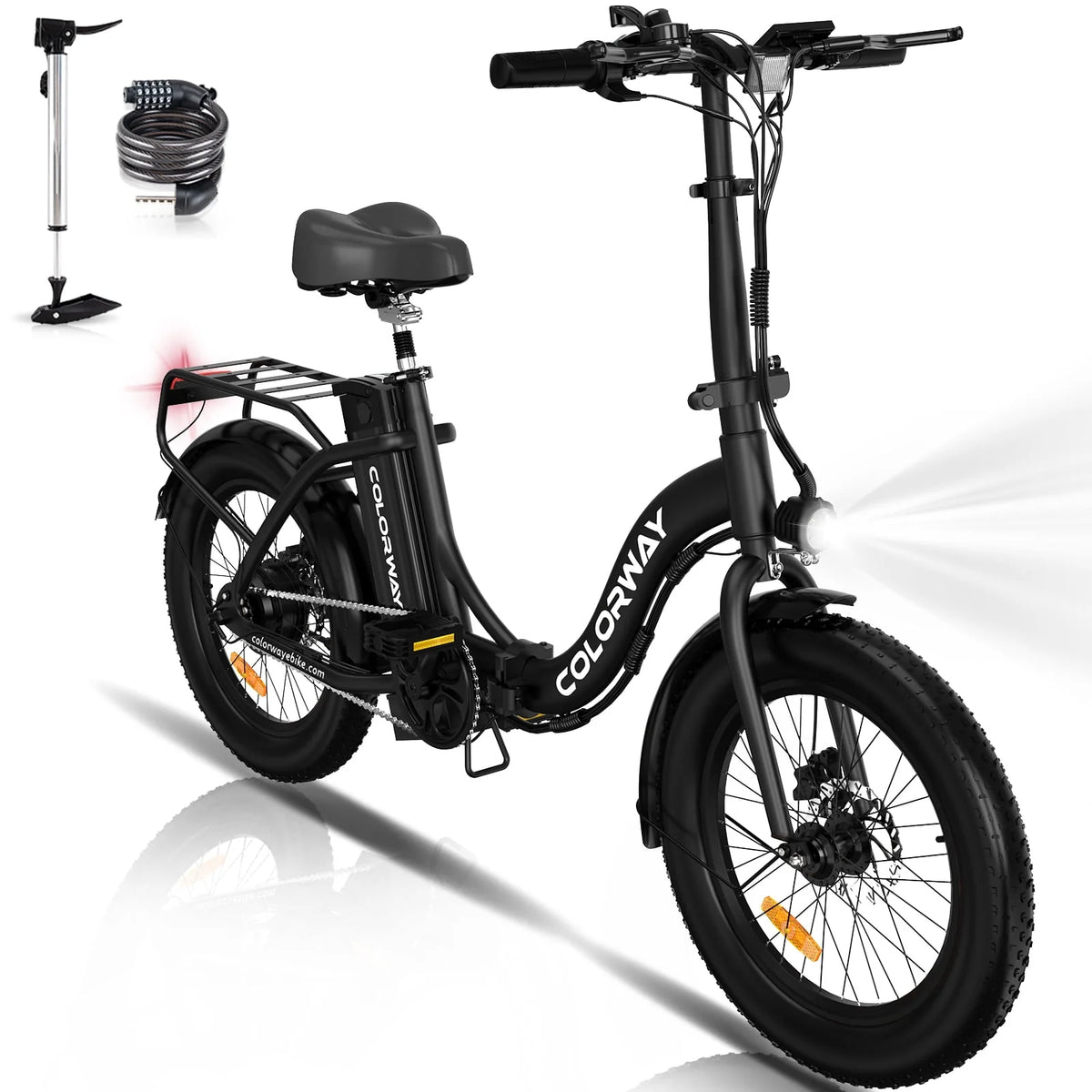 20x3.0 Fat Tire Electric Bicycles 12Ah 36V 500W E Bike C241