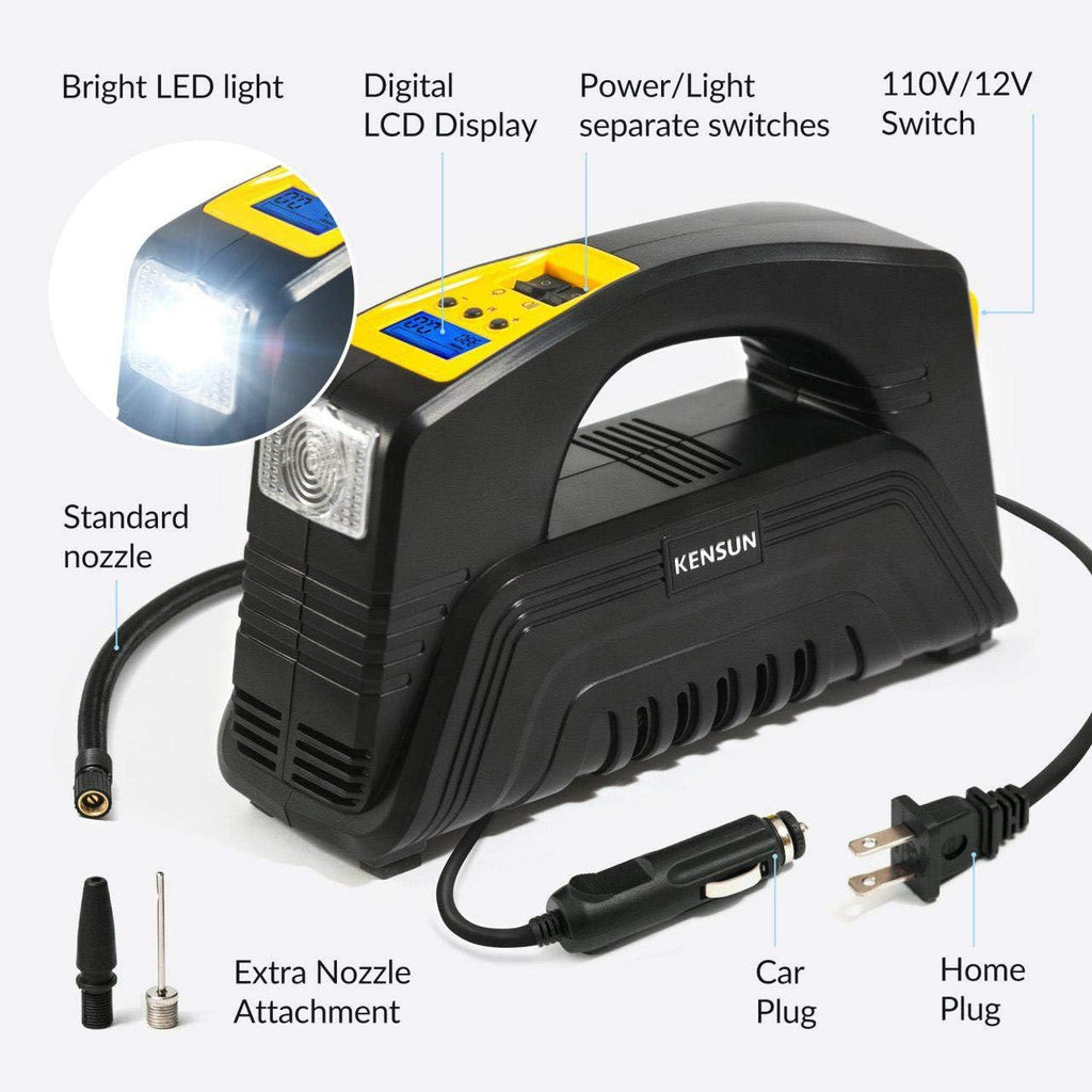 Portable Tire Inflator Air Compressor Pump W969