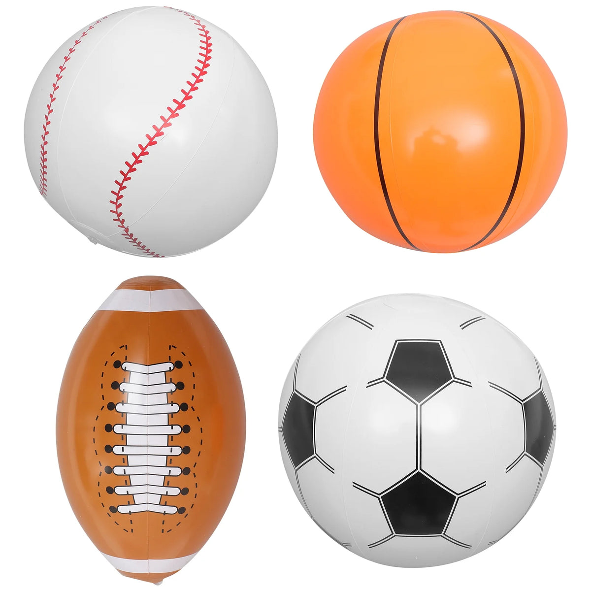 Inflatable Beach Ball Set of 4 Y58517
