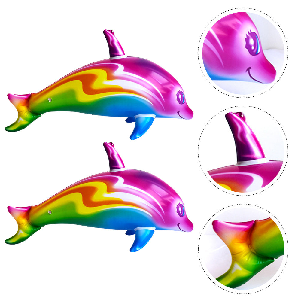 2pcs Big Inflatable Dolphin Toys Q25240