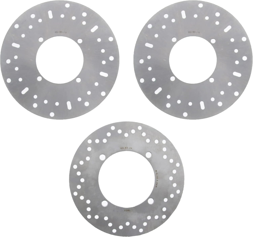 Front and Rear Brake Rotors Discs x3 G3707