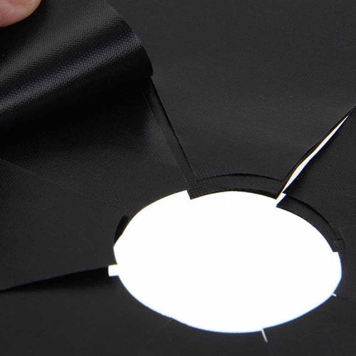 16 PCS Black Heat Resistant Gas Stove Covers Y27751