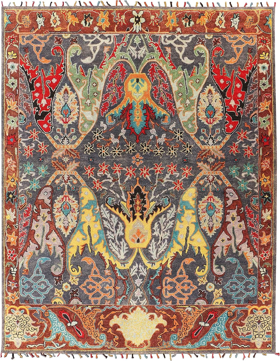 Handmade Tufted 100% Woolen Rugs & Carpet Z984884