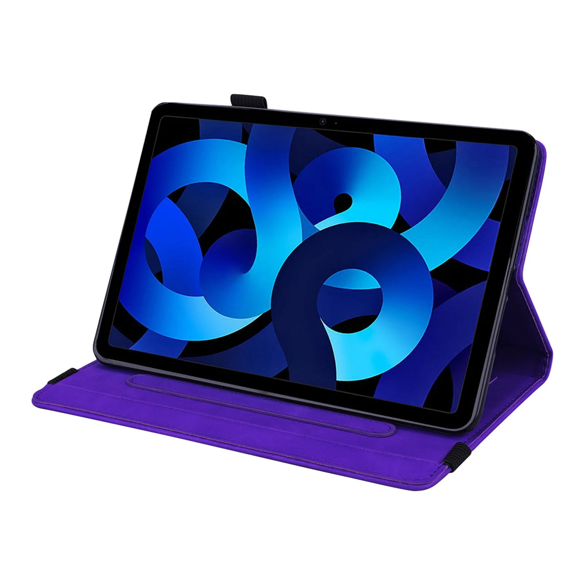 Purple Folio Stand Smart Case for iPad 10.9 inch 2022 with Pencil Holder E52906