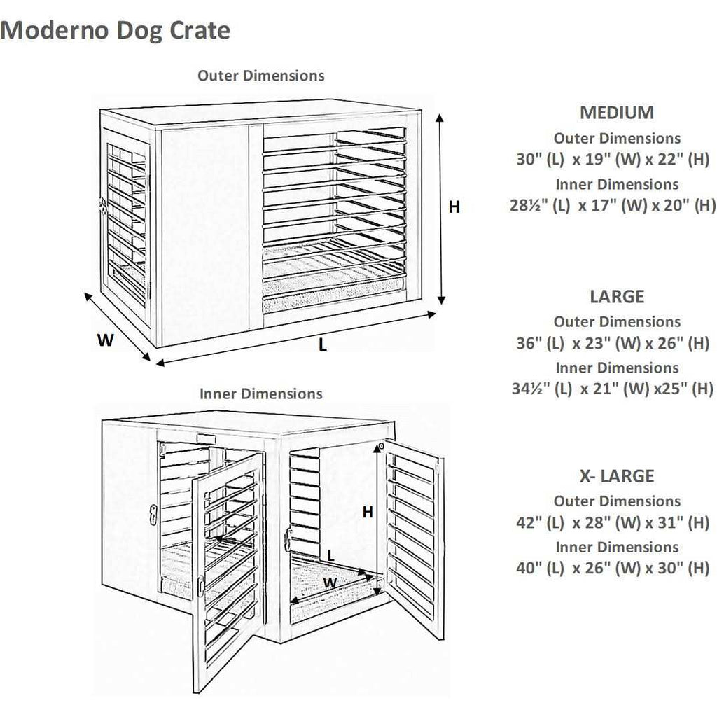 Moderno Dog Crate D339