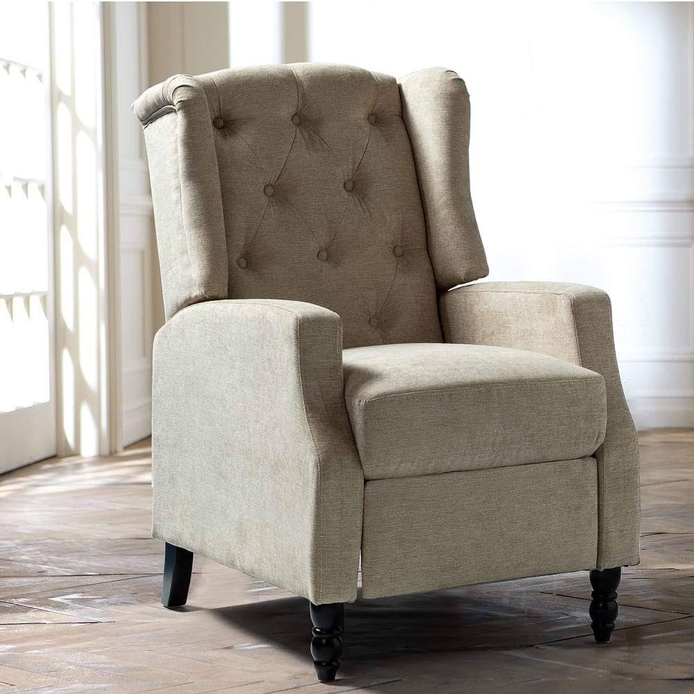 Linen Manual Recliner I917