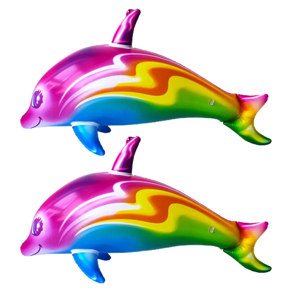 2pcs Big Inflatable Dolphin Toys Q25240