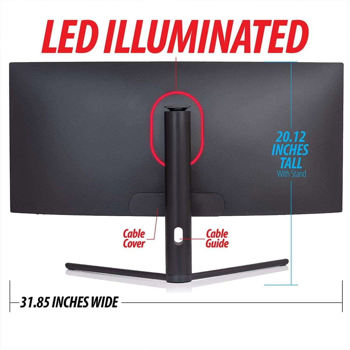 34" Ultrawide Curved Monitor, 144Hz, HDR10, 4000:1 Contrast Ratio, 99% sRGB, Adaptive Sync Z183201