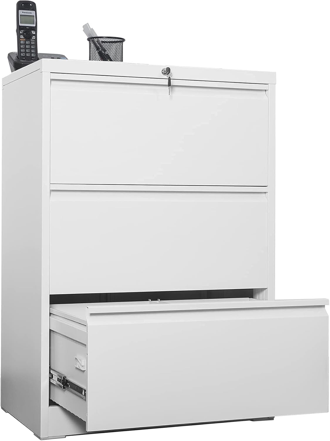 3 Drawer Locking Metal Filing Cabinet L248695