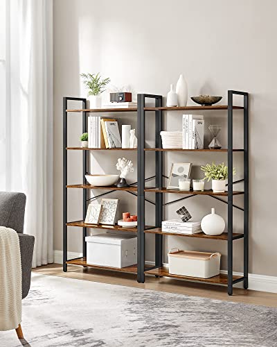 6-Tier Bookshelf with Steel Frame P8424