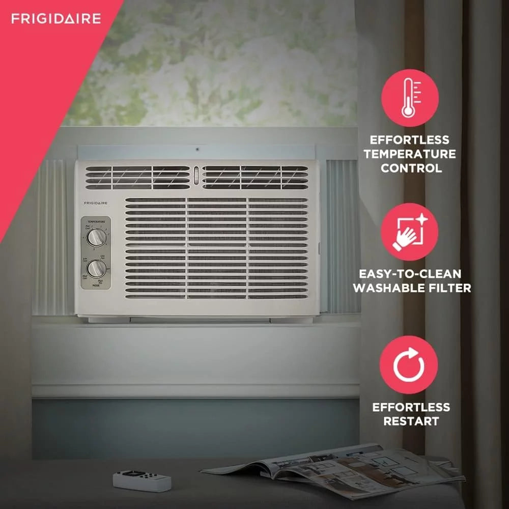 White 5000 BTU Window Air Conditioner S92755