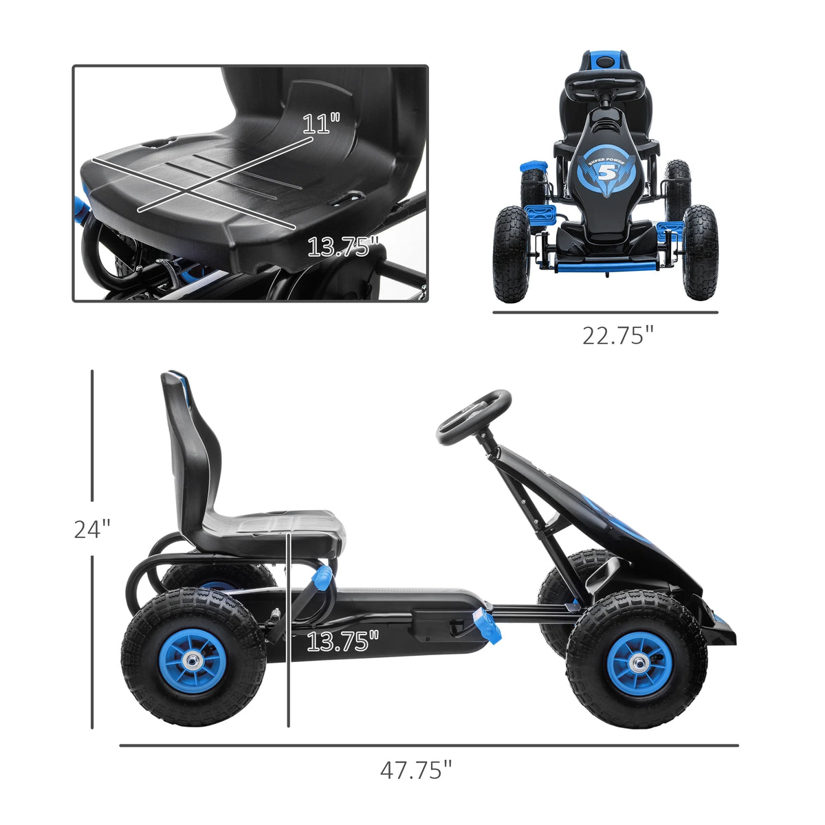 Blue Pedal Go Kart S927959