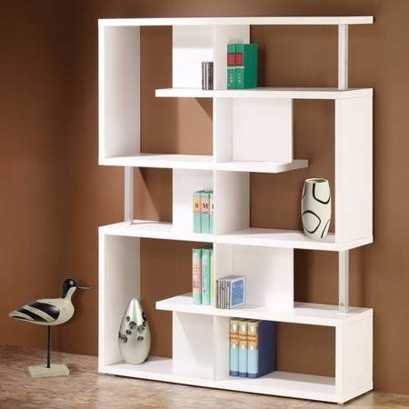 White Standard Bookcase S592695