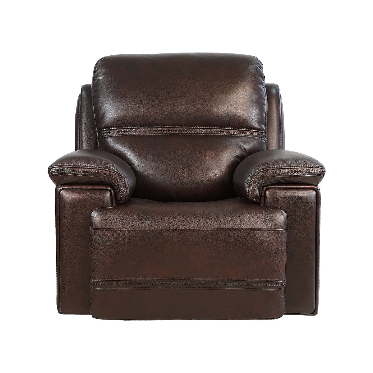 Top Grain Leather Power Recliner Glider Chair U106032