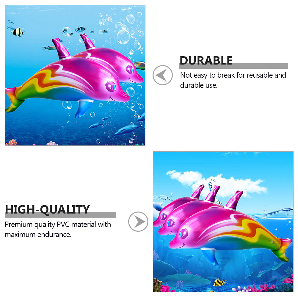 2pcs Big Inflatable Dolphin Toys Q25240