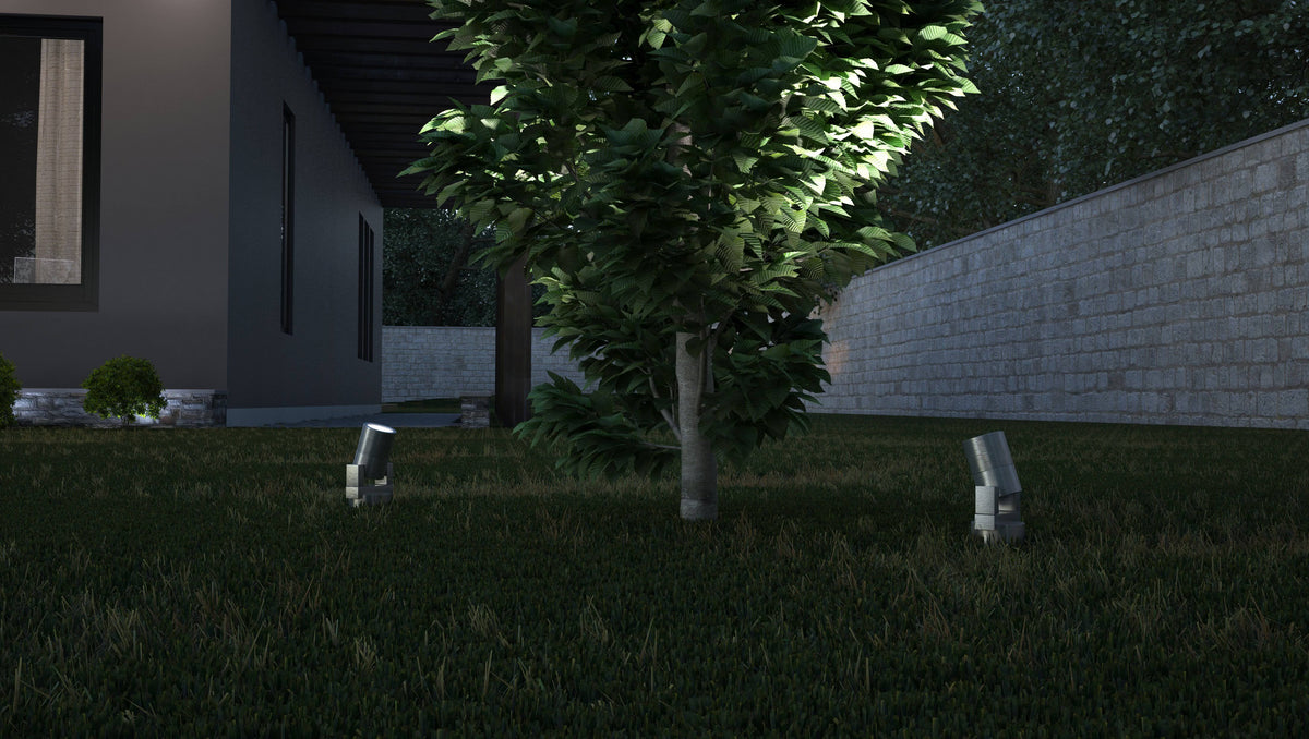 Satin Aluminum LED Landscape Spot Light T770