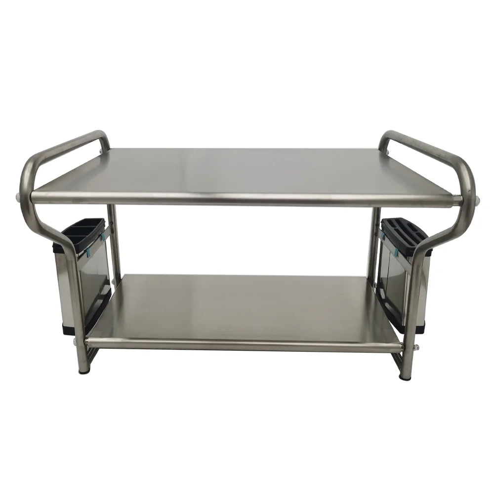 Stainless Steel Microwave Oven Wall Mount Shelf Rack M9633